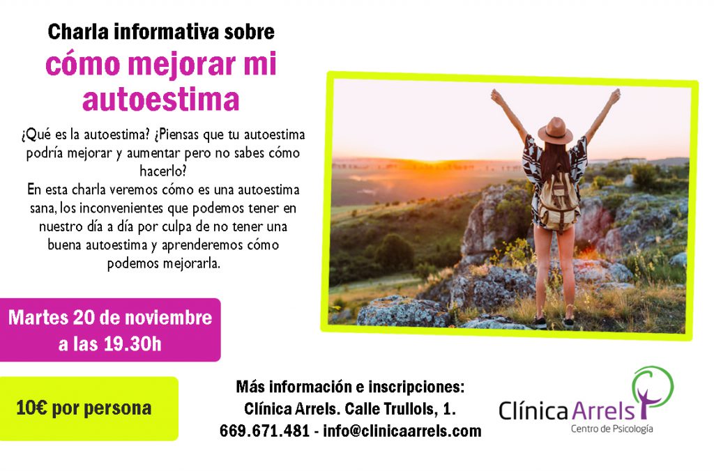 Clínica Arrels Centro De Psicología En Castellón Charla Informativa Sobre Cómo Mejorar Mi 0716